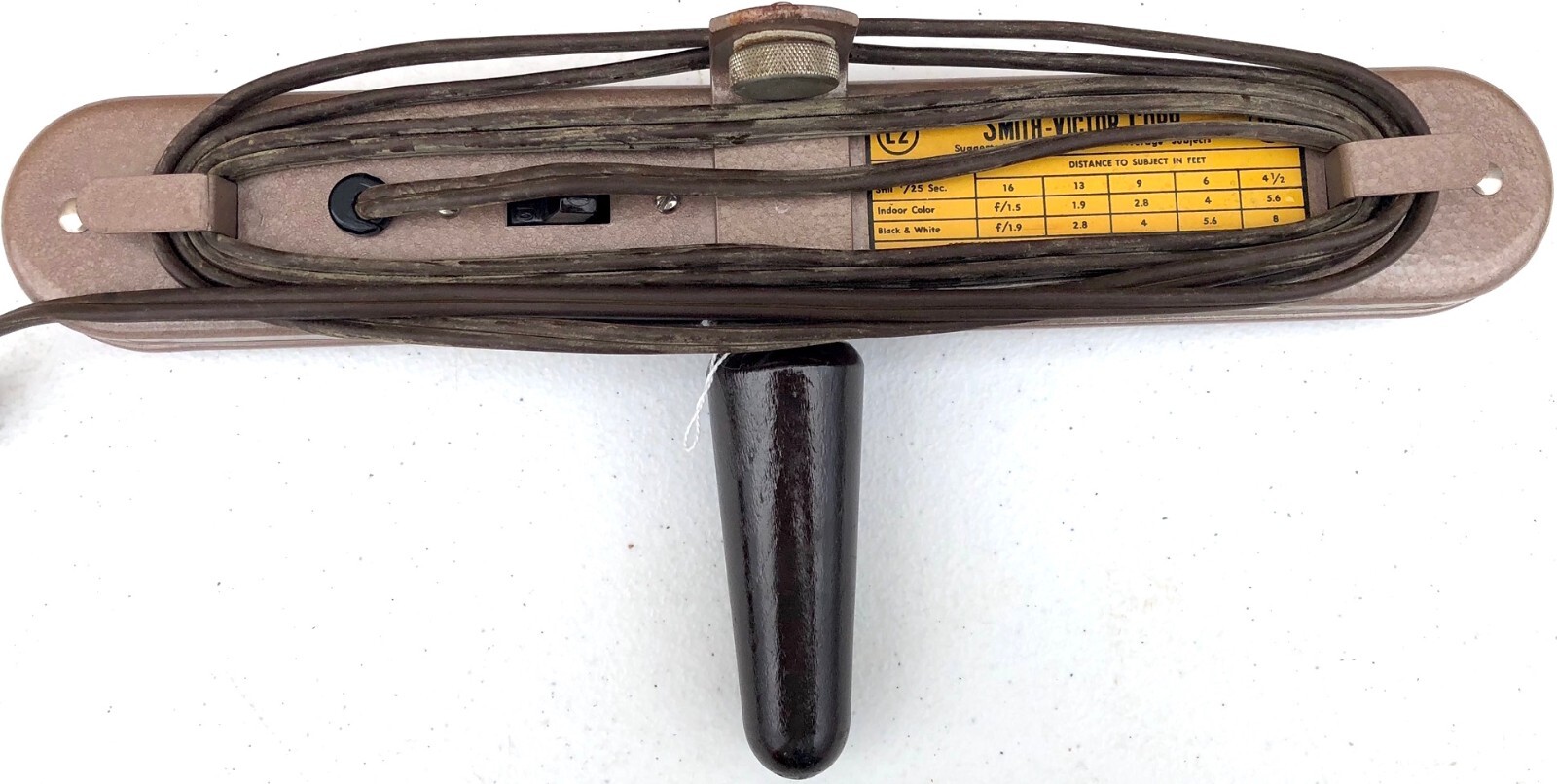 Vintage 1950’s Smith Victor L2 Dual Bulb Light Bar for Film – WORKS GREAT!
