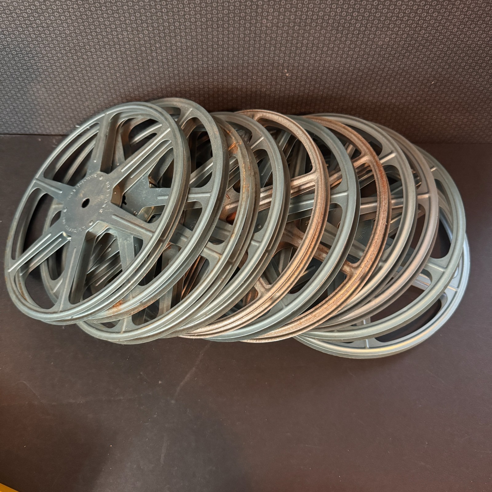 Large Lot 8mm Super 8 Take Up Reels – 3″ 5″ 7″