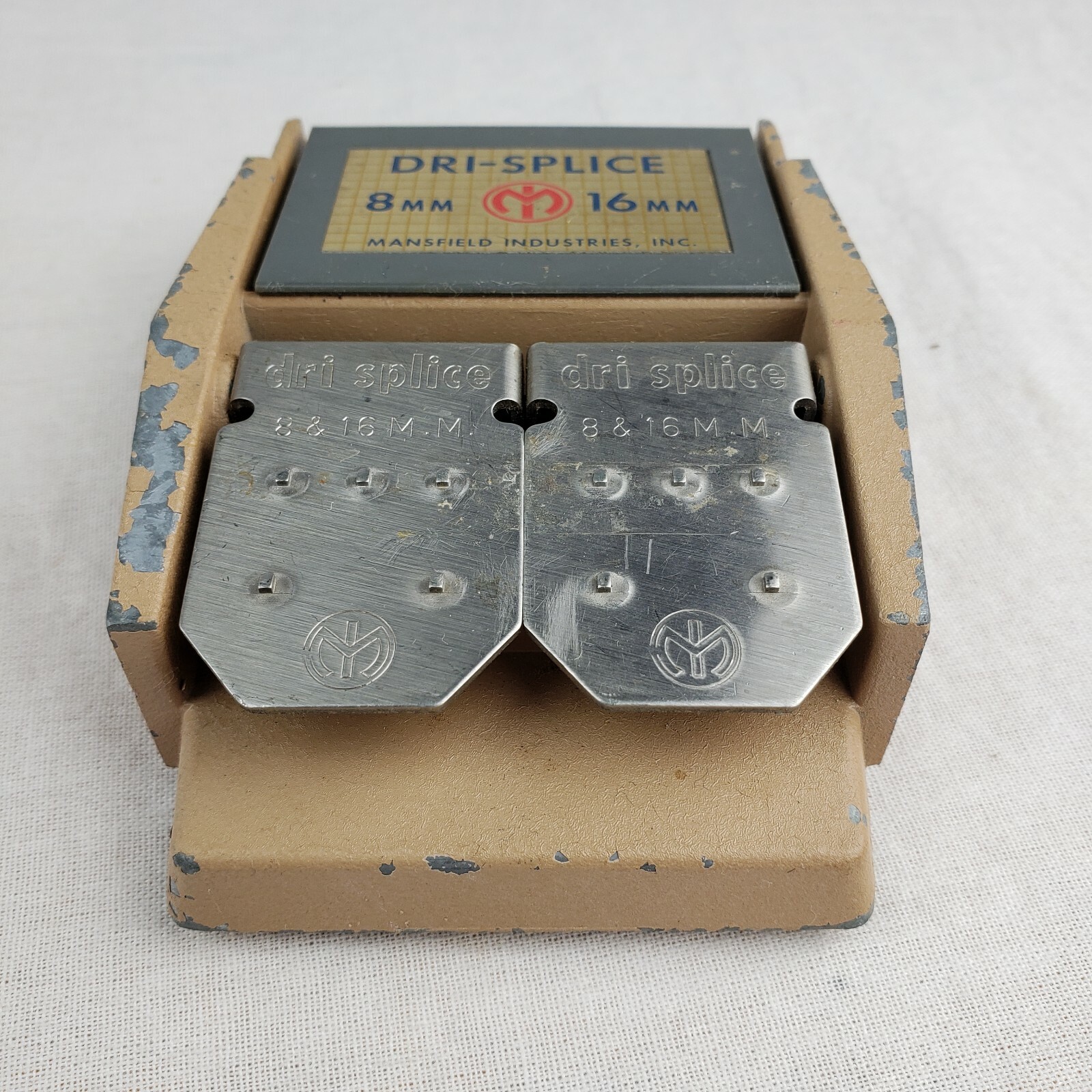Vintage 8mm 16mm Movie Film Splicer Mansfield Dri-Splice Chicago Illinois USA