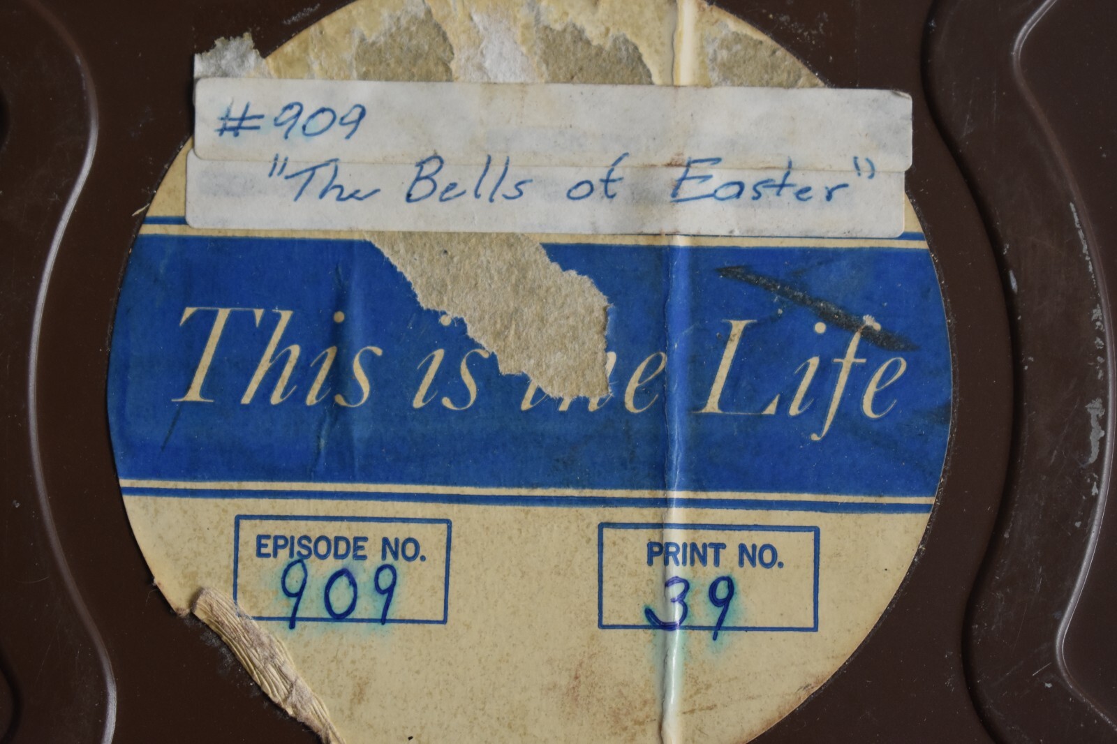 Vintage 16MM Film The Bells of Easter Lutheran Church Goldberg Bros Reel Can