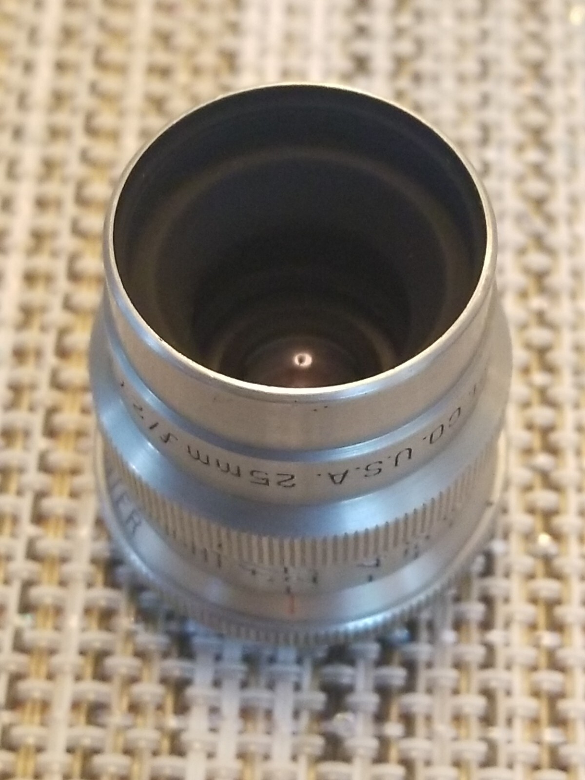 CLEAN Bausch & Lomb 25mm Animar Balcote F2.7 C-MOUNT Cine Lens BOLEX
