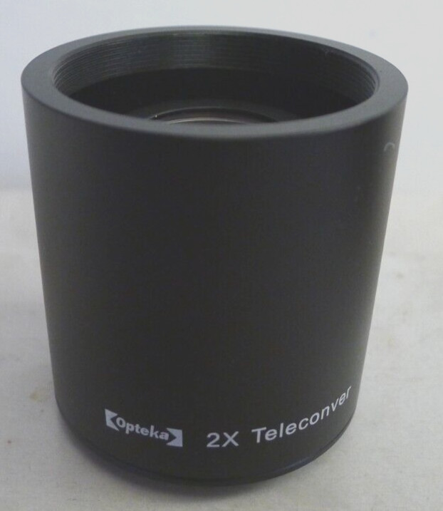 Opteka HD 2X Teleconverter Tube Screw On + Both End Caps