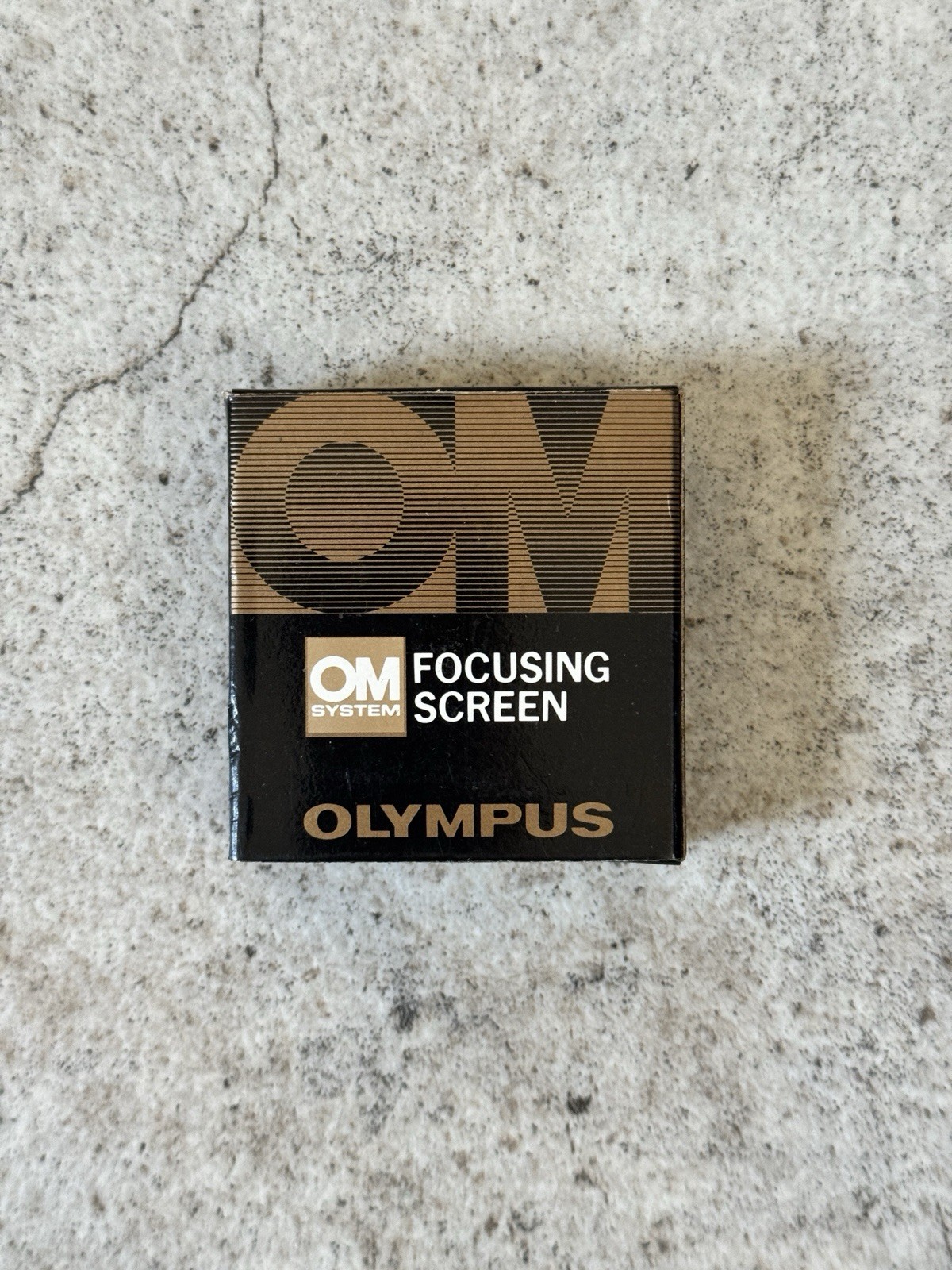 Vintage Olympus OM System Focusing Screen 1-8 with Case Tool Instructions Camera