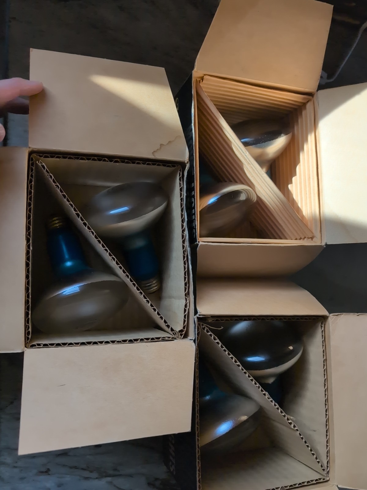 Two Sylvania Movie Lights in original box