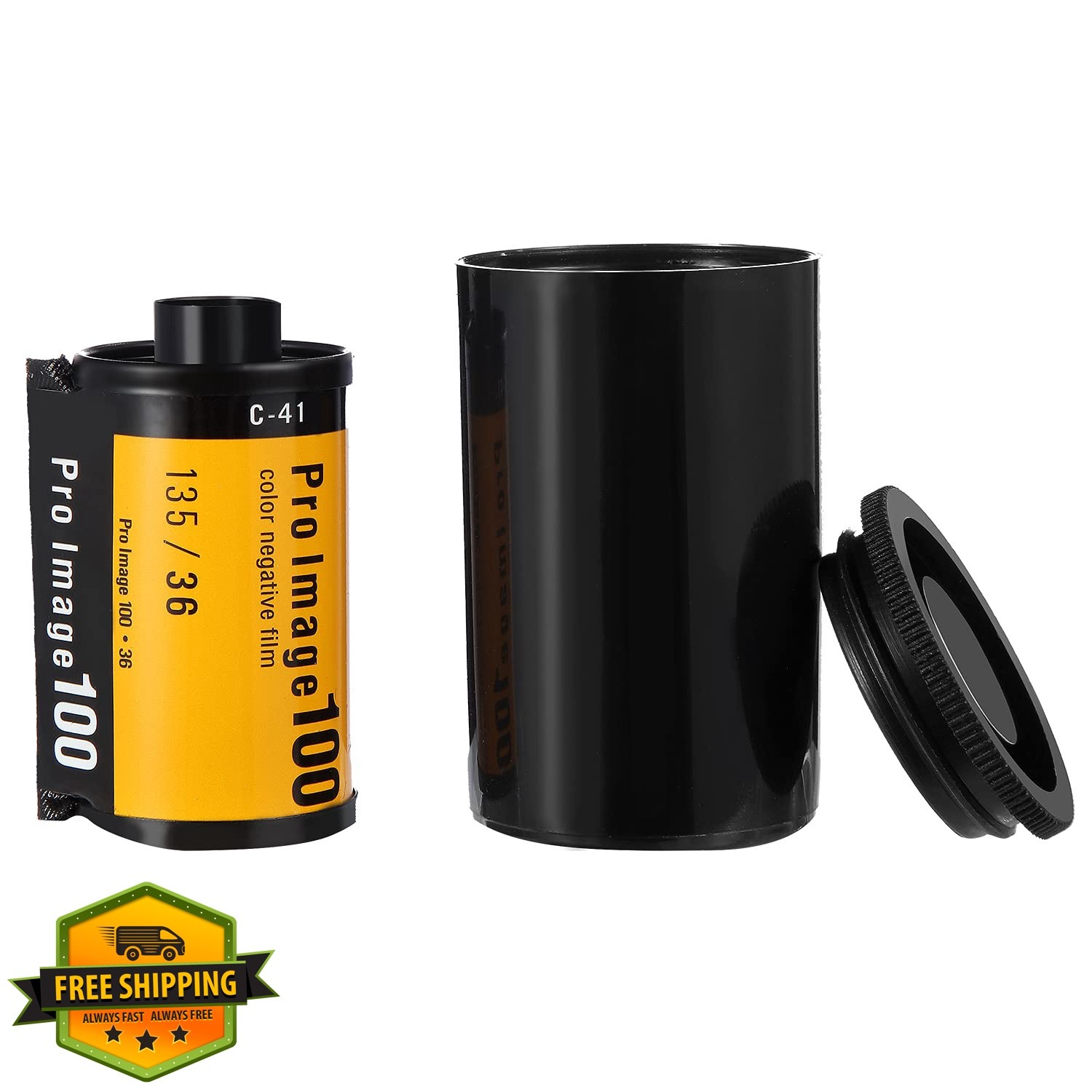 JOVITEC 30 Pieces Plastic Film Canister Holder, 35 mm Empty Camera Reel Conta…