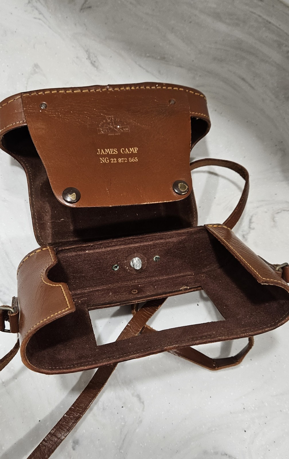 Vintage Leather/Cowhide Camera Cases Lot Of 8. USA