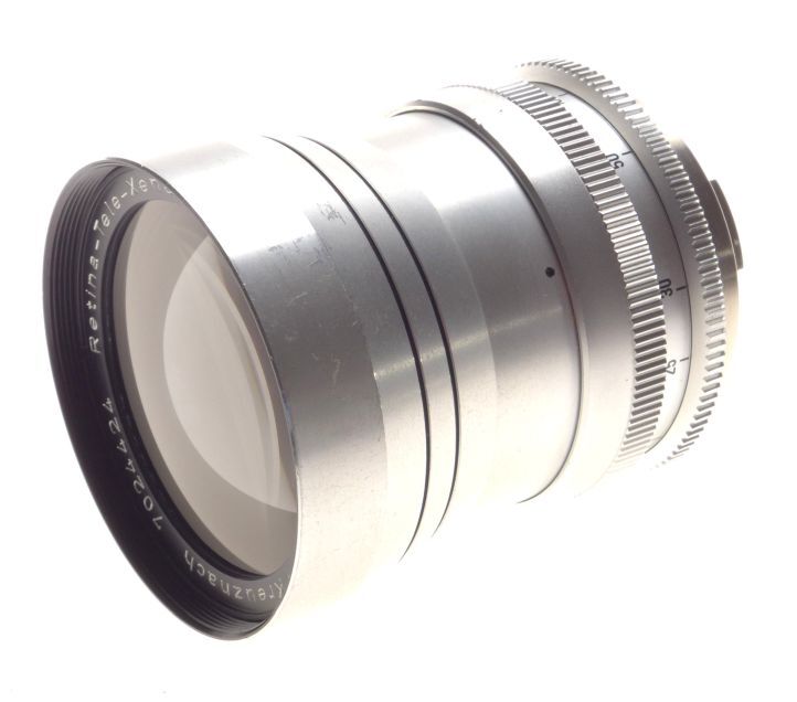 Schneider-kreuznach 1:4/135mm retina-tele-xenar chrome lens excellent