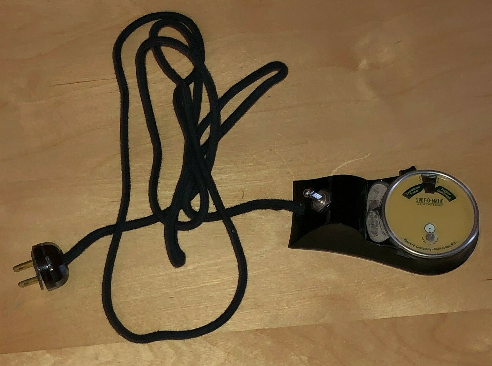 Vintage Kinnard Spot-O-Matic Enlarging Meter Camera Paper Contrast Exposure Time