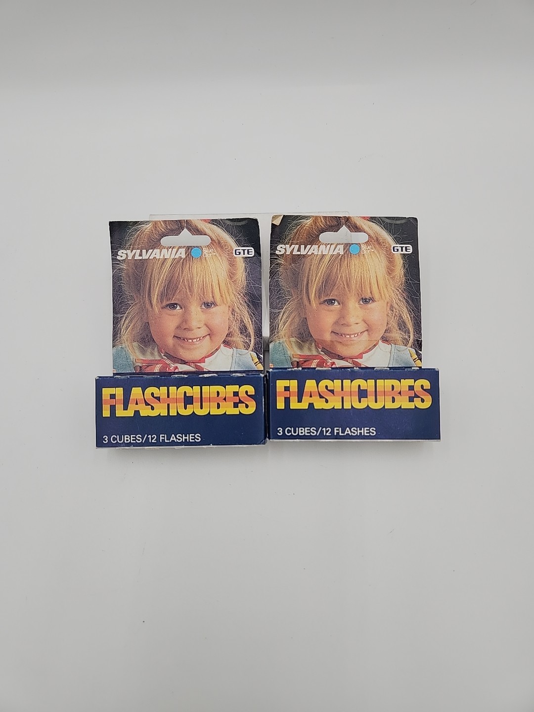Vintage Sylvania Flash Cubes Blue Dot 2 Boxes 6 Cubes 24 Flashes New
