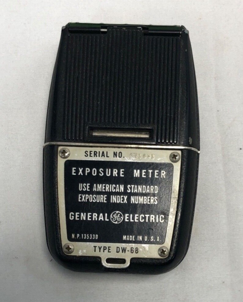 General Electric DW-68 Exposure Meter Vintage Photo Lightmeter Photography Photo