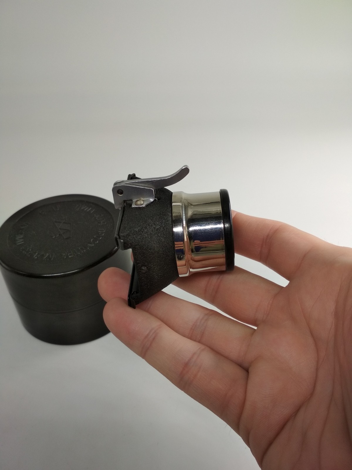 Magnifying glass for viewing 35 mm film photo, made in USSR, *917