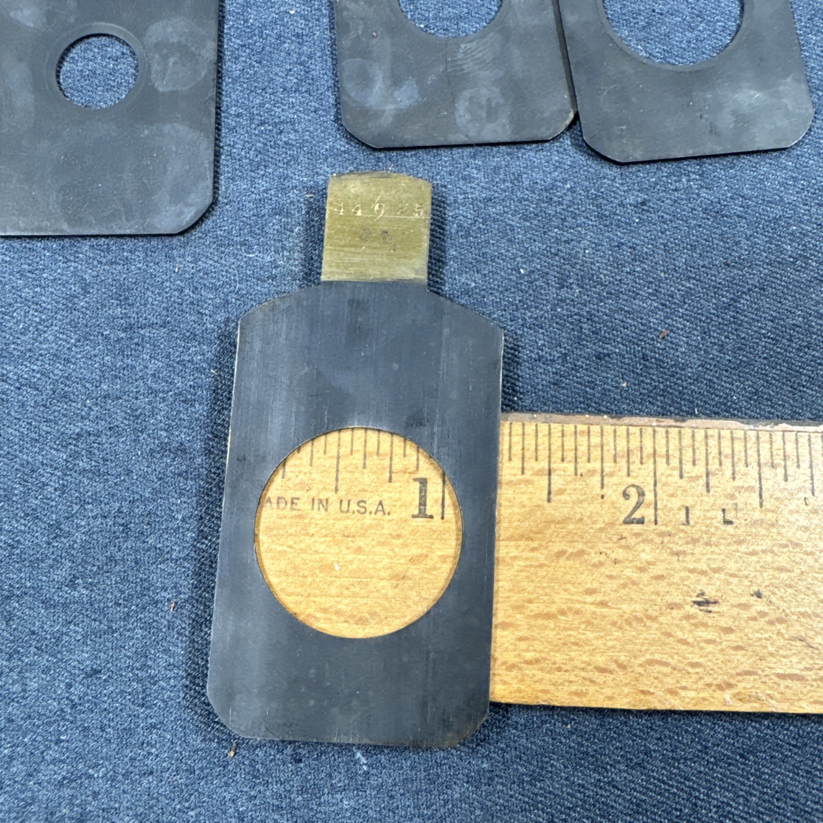 7 Brass Dallmeyer Waterhouse Stops for Rectilinear Landscape 8×10 No.3 Lens