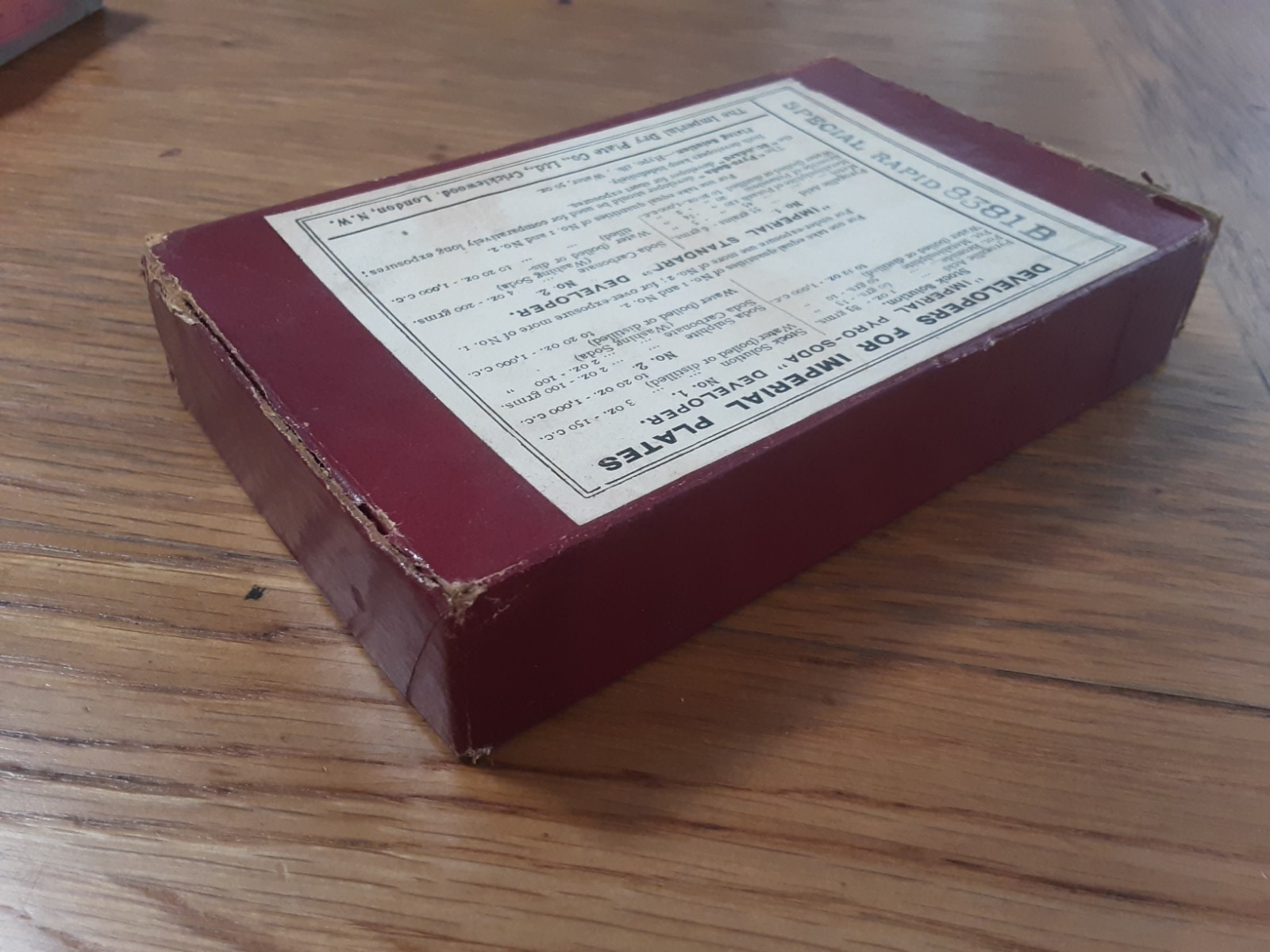 Rare Antique Box Of Photographic Plates, 5 1/2 x 3 1/4, Imperial Dry Plate Co