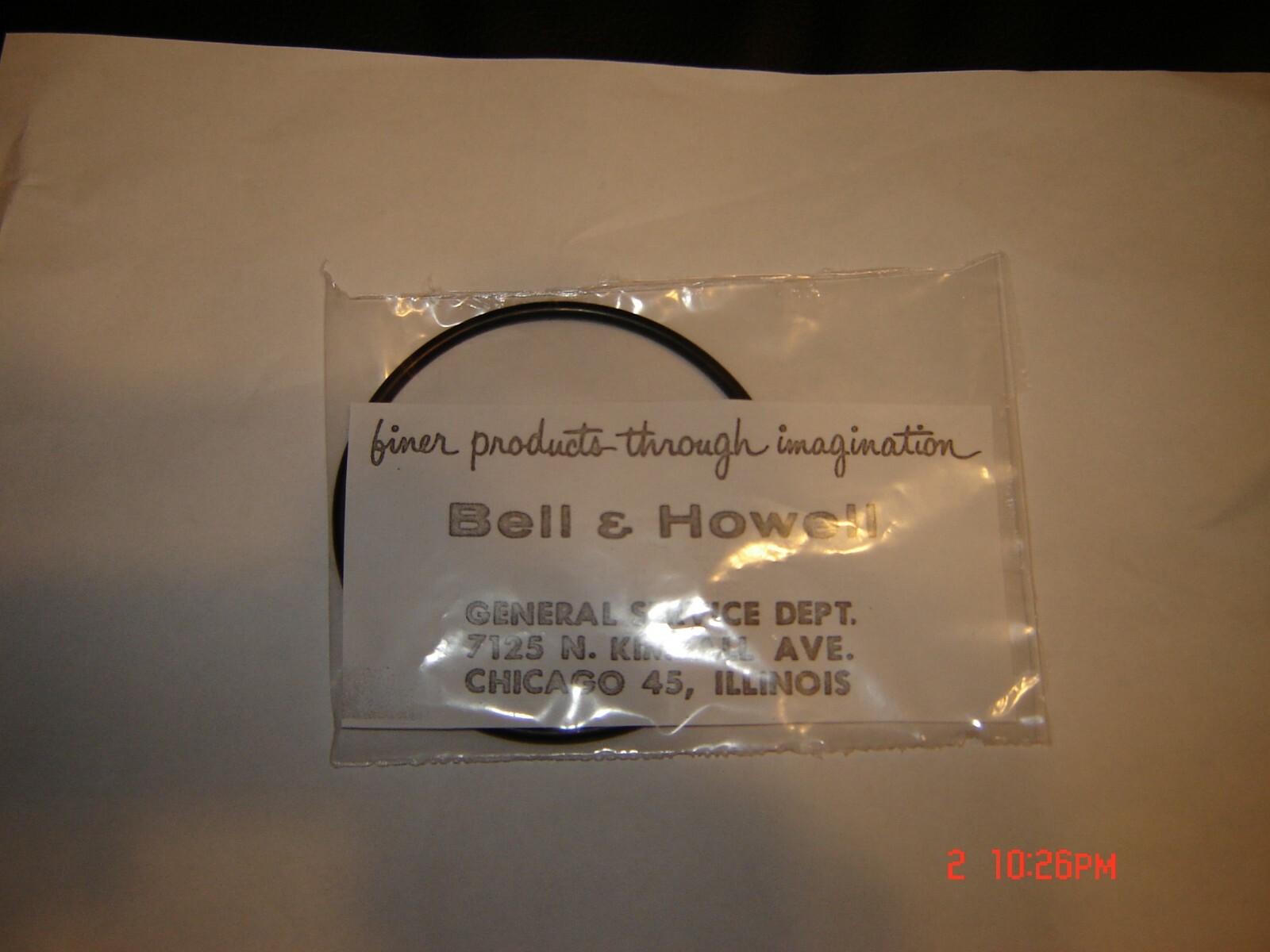 Bell & Howell, B & H 482,483, Projector Belt, 1 Motor Belt , New