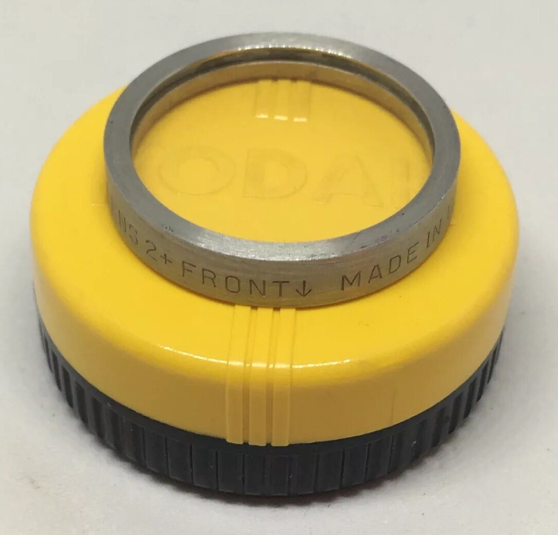 Vintage Kodak Series V Portra Lens 2+ Front In Original Kodak Round Box USA