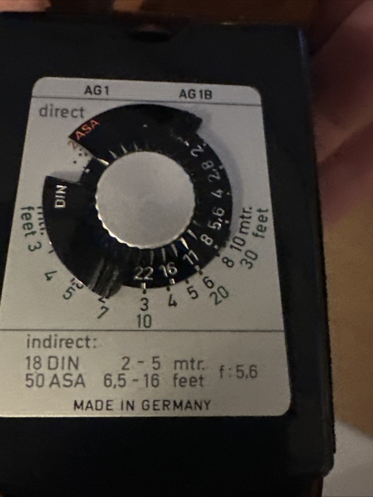 VINTAGE AGFALUX German Made Bulb Flash Gun With Case