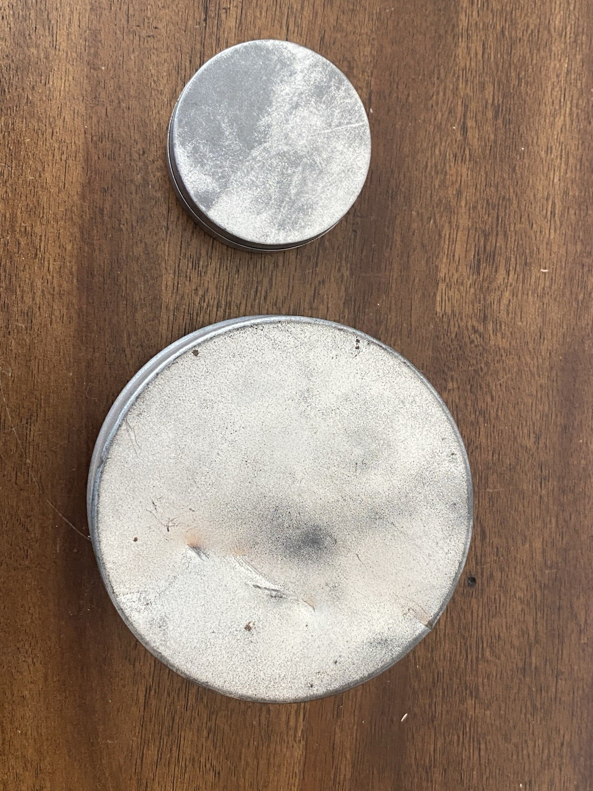 Vintage EASTMAN KODAK 35mm Round Metal Film Tin Canister 4″ + 2” Canister