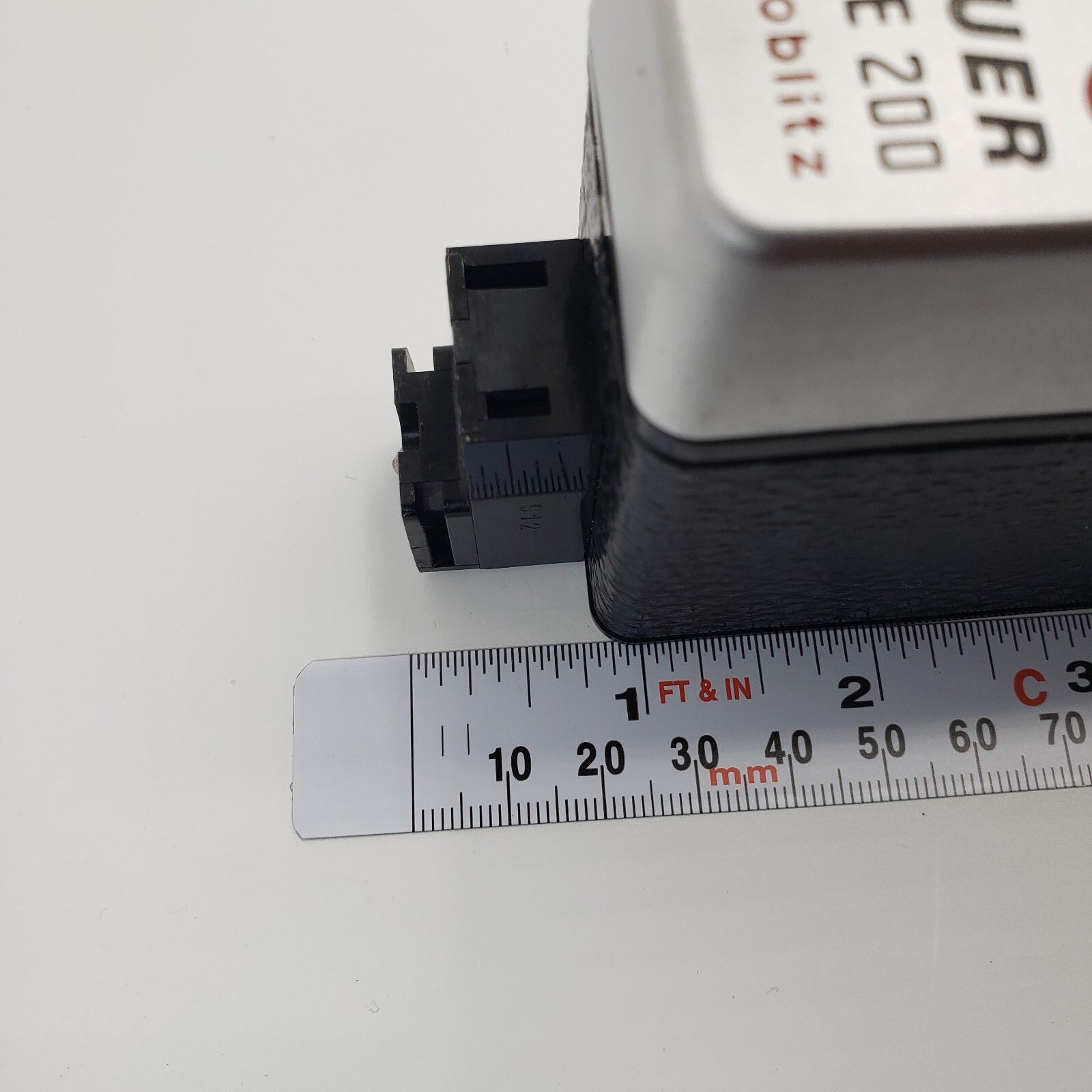 Vintage Bauer E200 AutoBlitz / UltraBlitz Flash With Plug , Made In Germany