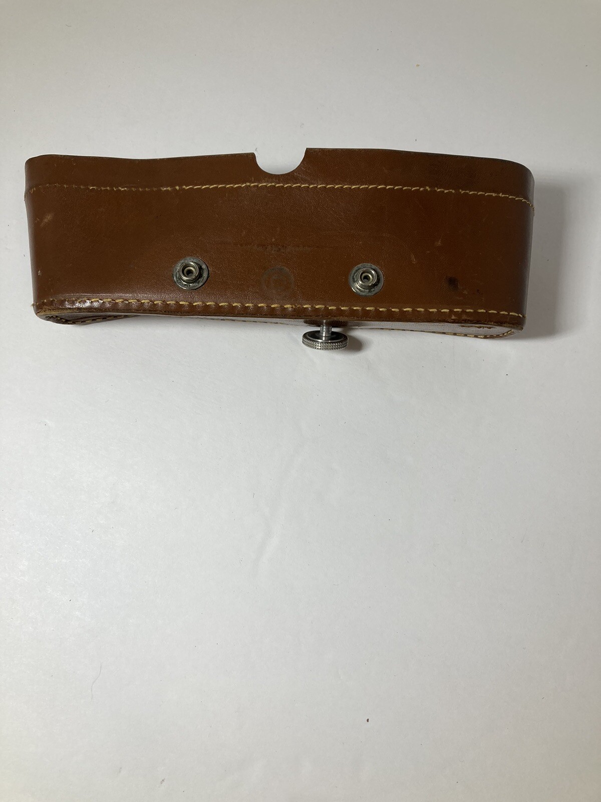 Kodak 3D Stereo Camera: Leather Field Case. Vintage Replacement Bottom Only