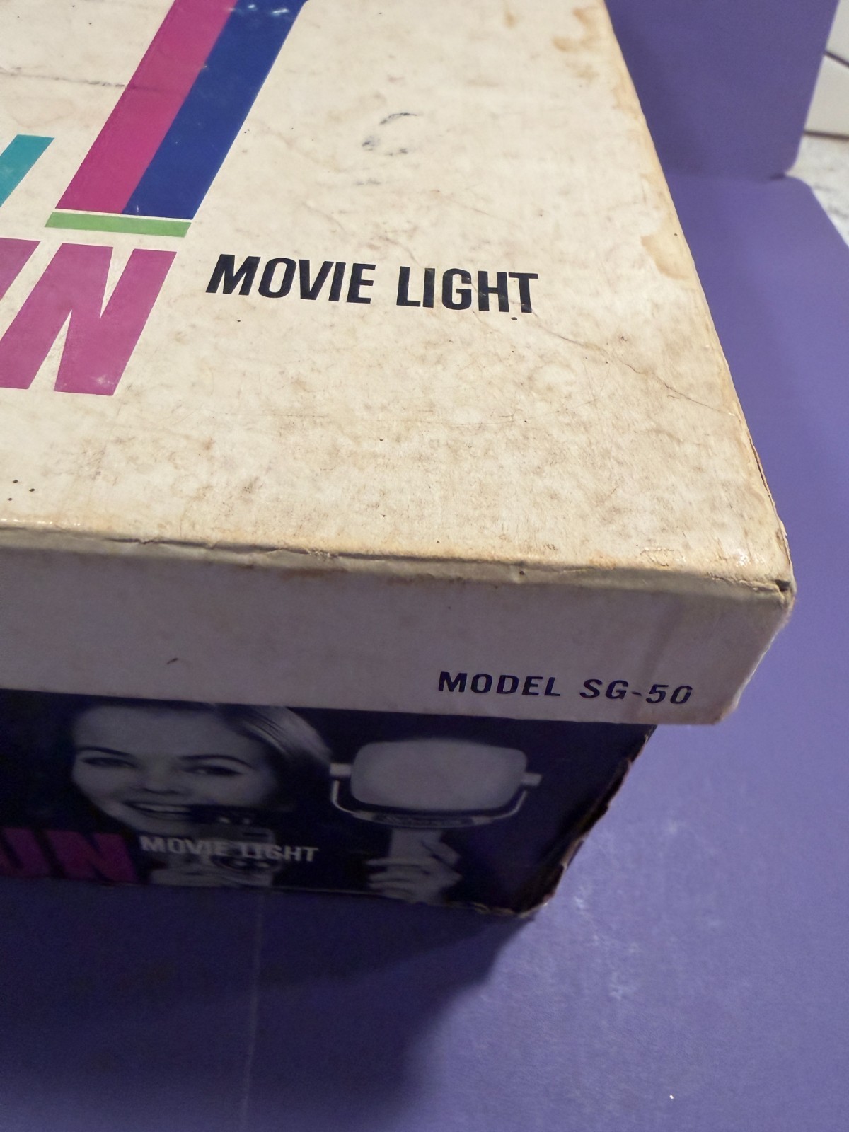 Vintage Sylvania Sun Gun Movie Light Model SG-50 in Box – VGC Works (box rough)