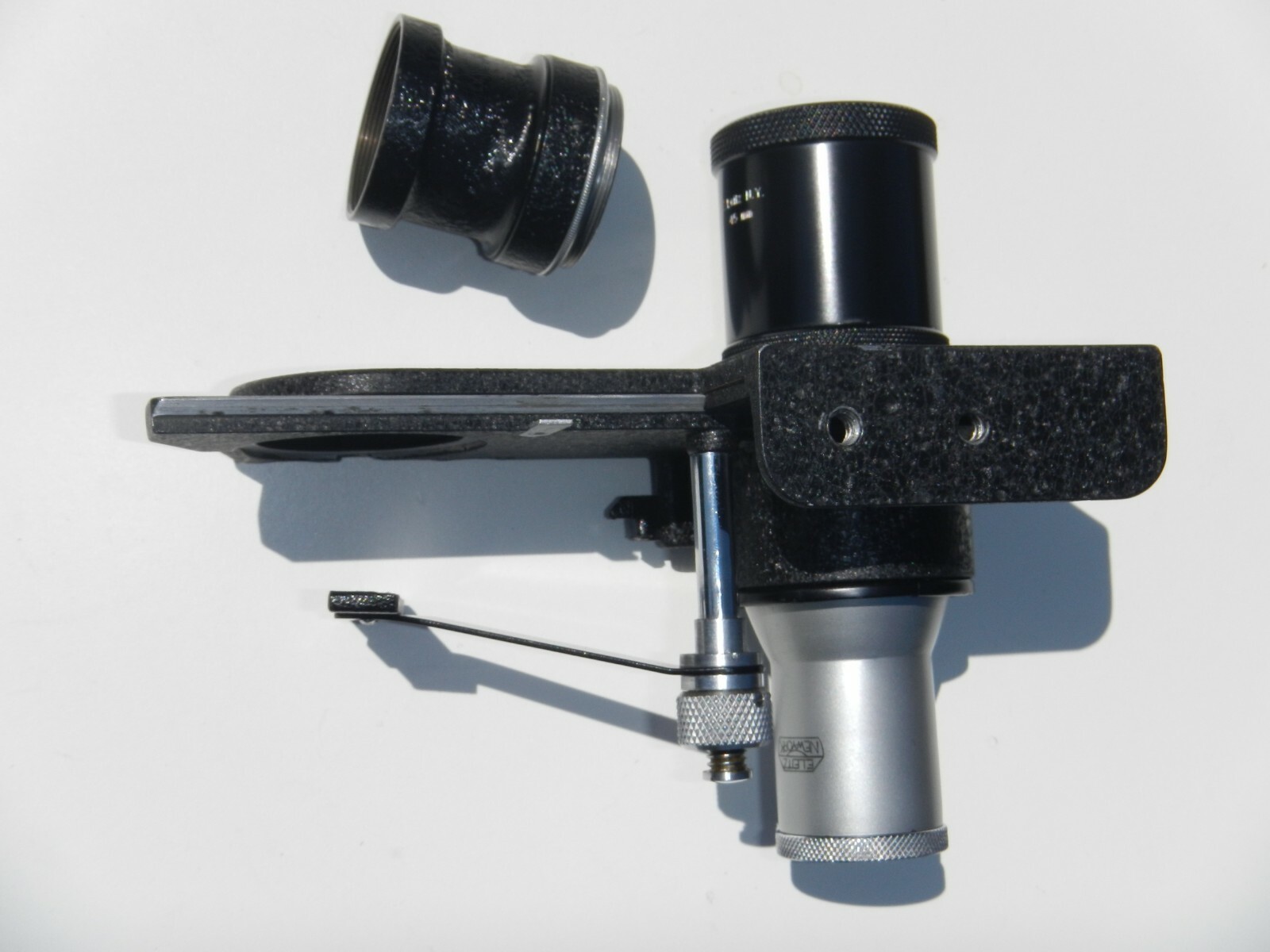 E. LEITZ NEW YORK FULDY FocoSlide w/ LGCOO 5x Magnifier & 45mm Extension Tube