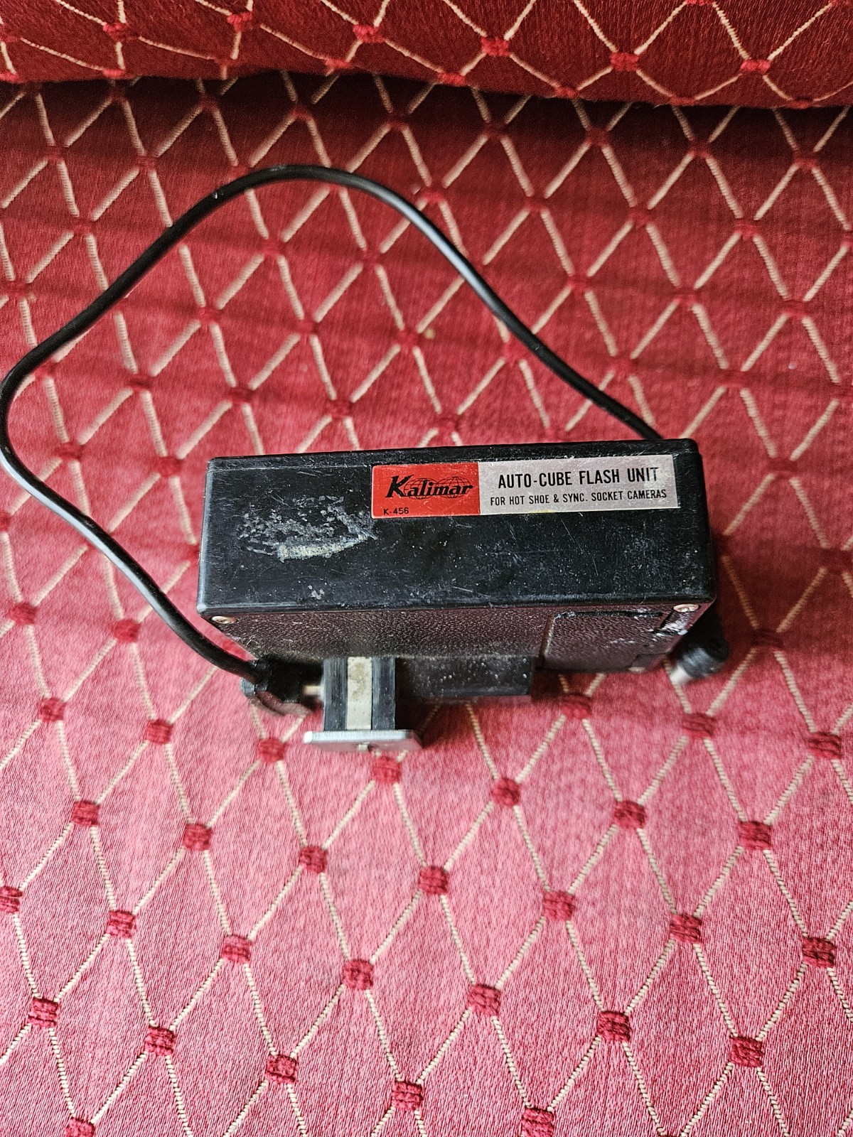 KALIMAR Auto-Cube Flash Unit K-456 Vintage Japan, Used Untested