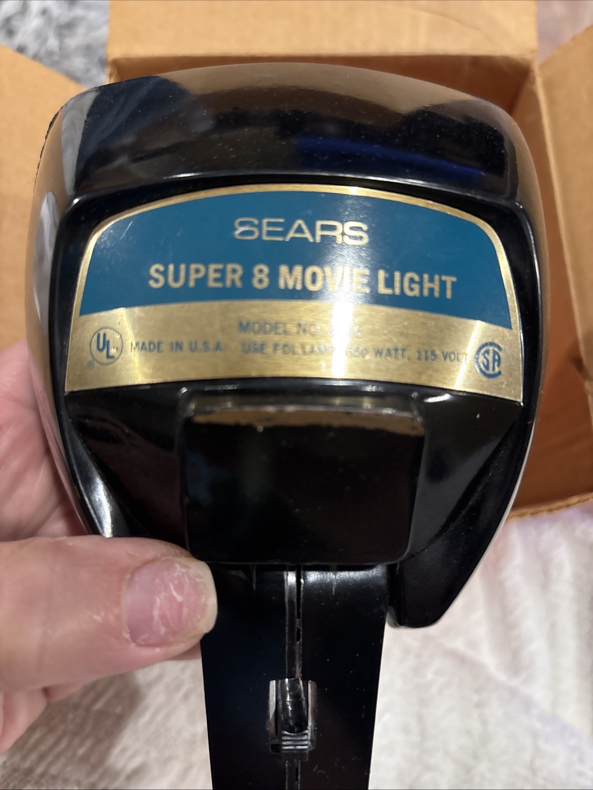 Sears Super 8 Sealed Beam Movie Light Model 8846
