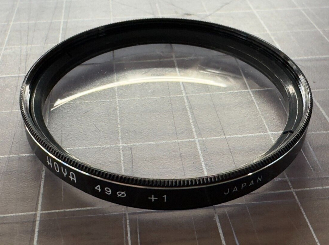 Hoya Close-Up Lens Filter Kit Set 49mm 49.0s +1 +2 +3 – With Case