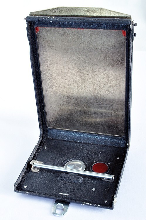 Rolleiflex & Rolleicord Cut Film Plate Adapter Back & 3 Plate Holders