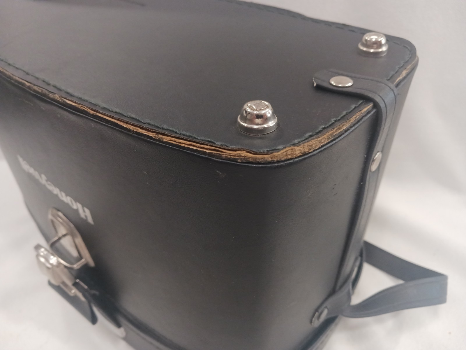 Vintage Pentax Honeywell Hard Camera & Lens Case 11″ x 6″ x 6″ Black Leather VGC
