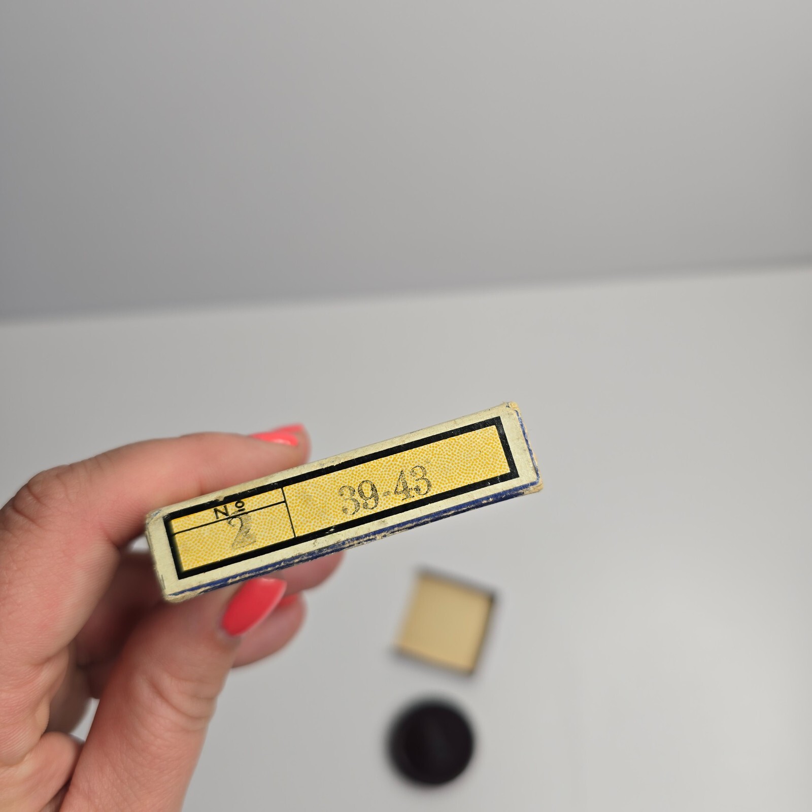 Vintage Optochrom Ecron Light Filter #1 Yellow Size 39-43
