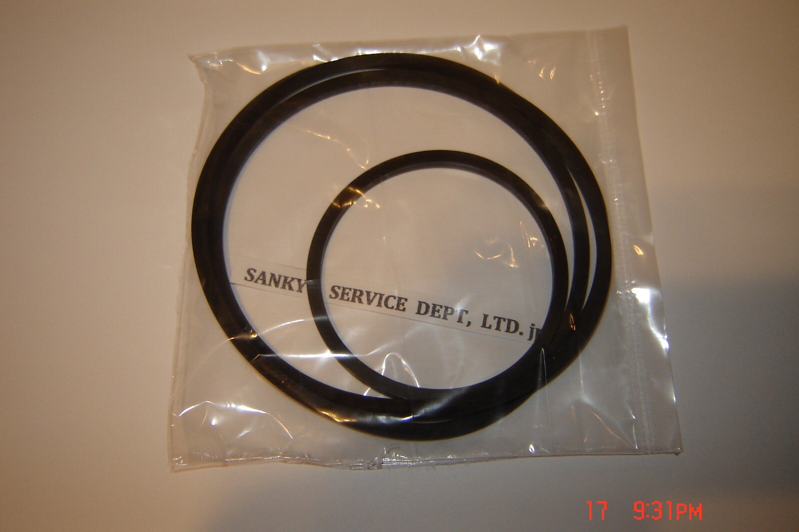 Sankyo Sound 501, S-501 Projector Belts, 2 Belt Set, New