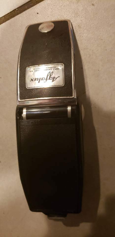 German Camera Flash Agfalux 6075 Pocket Gun Agfa Case and Box Vintage