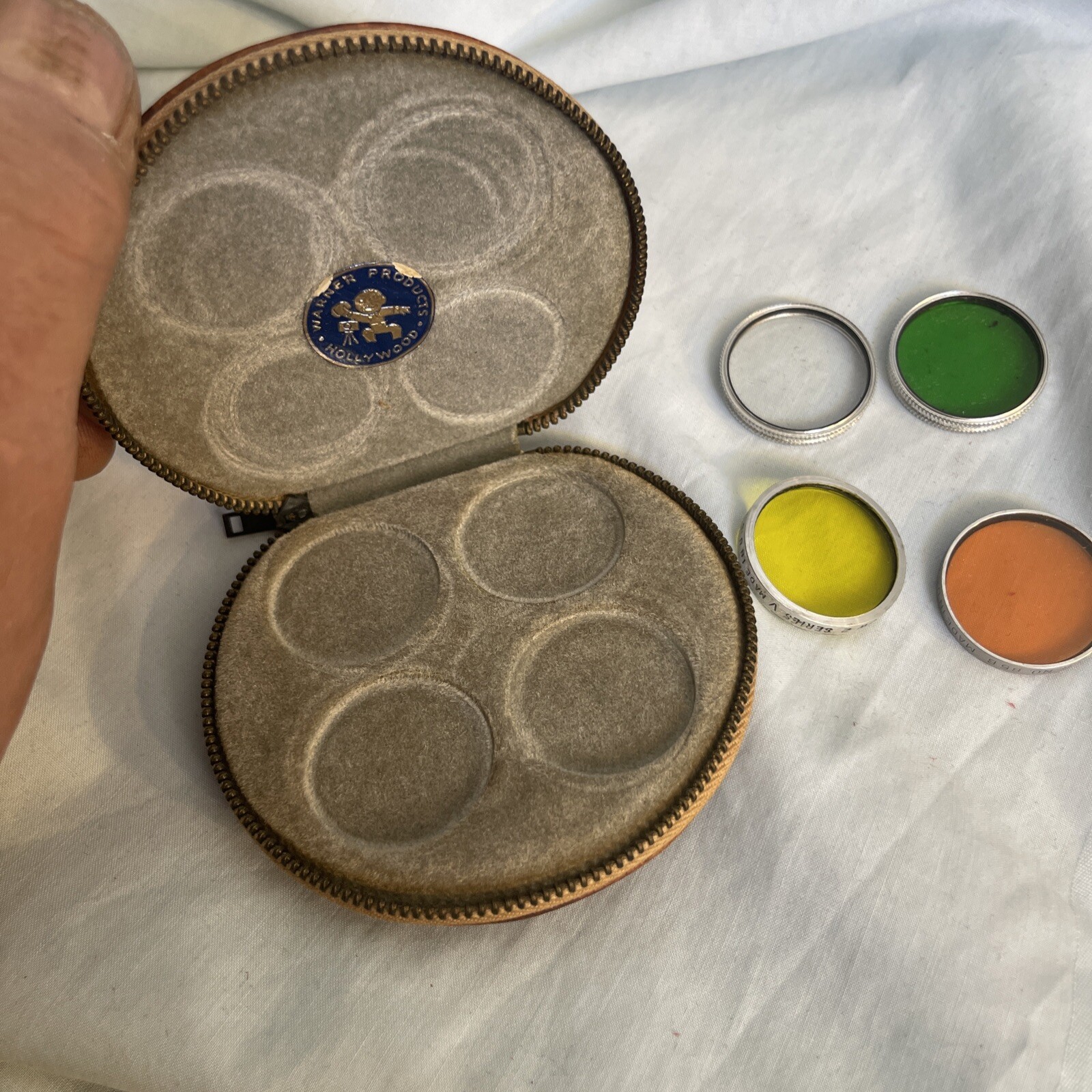 WARNER PRODUCTS Hollywood, 4 pc Camera Color Lens Filter Kit- SERIES V New NOS