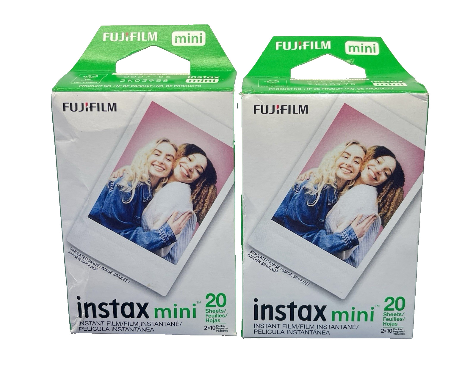 Fujifilm Instant Mini Film Two Instant Film Twin Packs – 40 EXP Total, ISO 80…