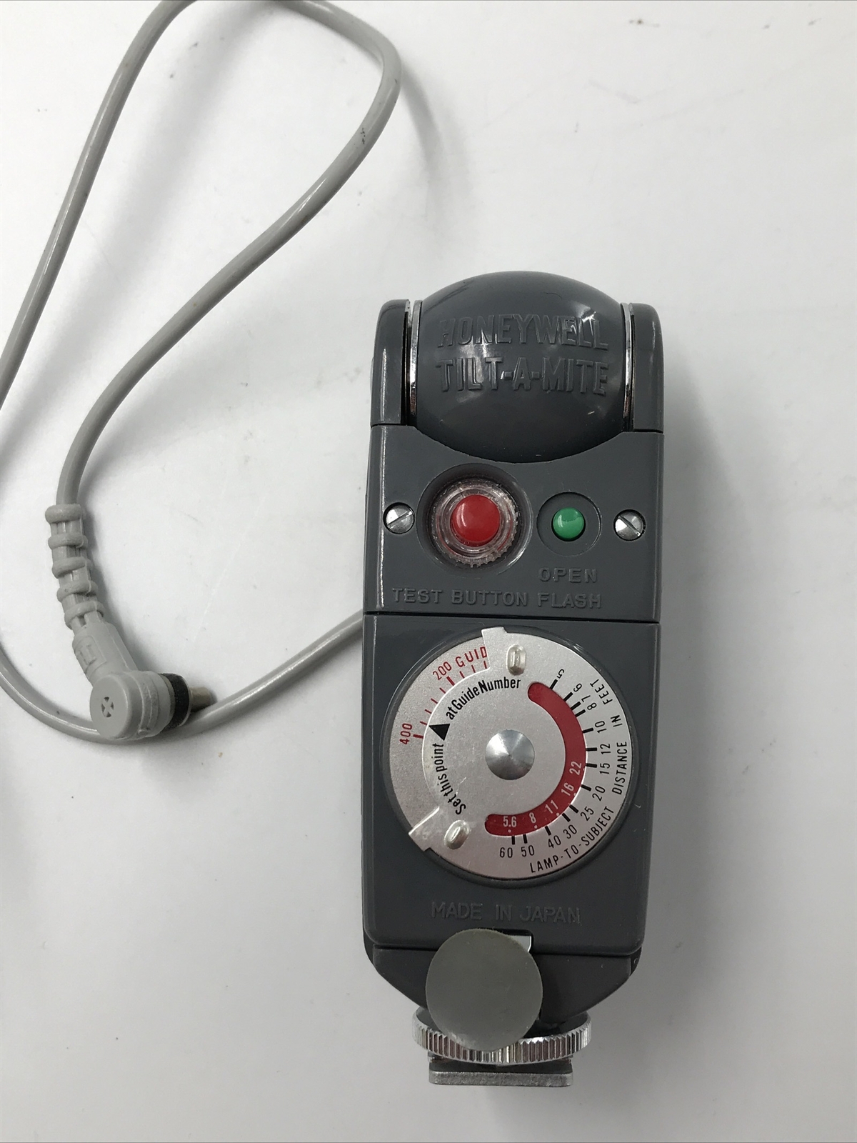 Vintage Honeywell Tilt A Mite Camera With Gray Soft Case