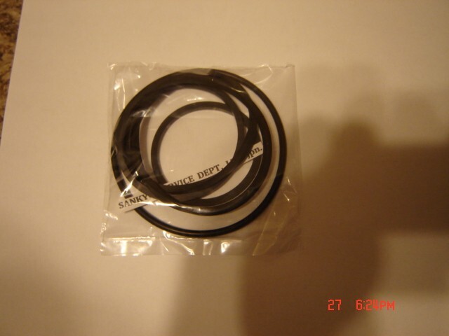 Sankyo SOUND 600 Projector Belts,1 Motor Belt,1 Upper Belt,1 Arm Belt,3 Belt Set