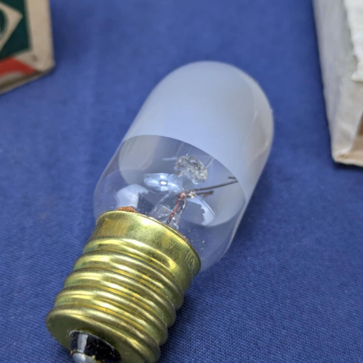Vintage Sears Parts Frosted Light Bulb in Original Packaging – Made in Japan