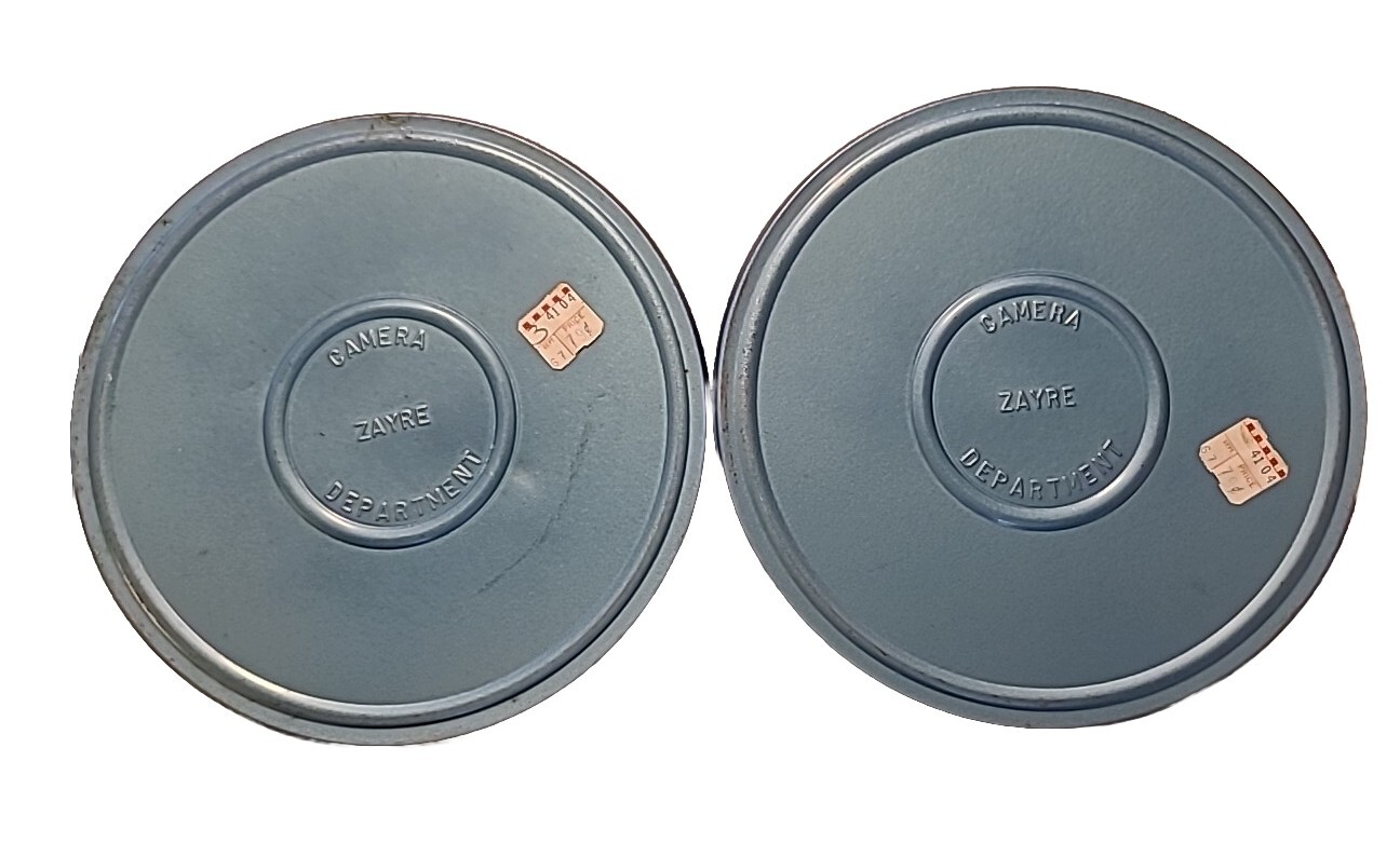 Lot Of 2 -Zayre’s Dept. Store 8MM Empty Film Reel & Metal Canister – From 1960’s