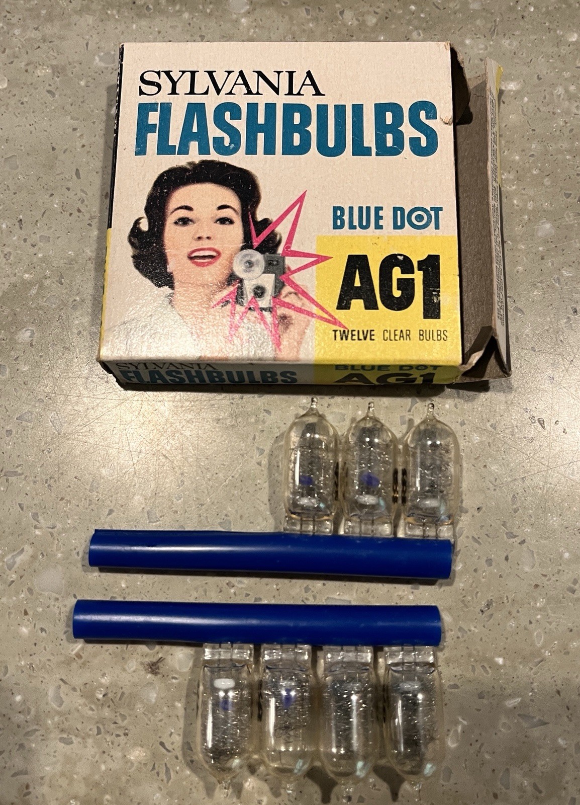 Vintage Flashbulb Lot And Synchro-Slave Flash Trigger
