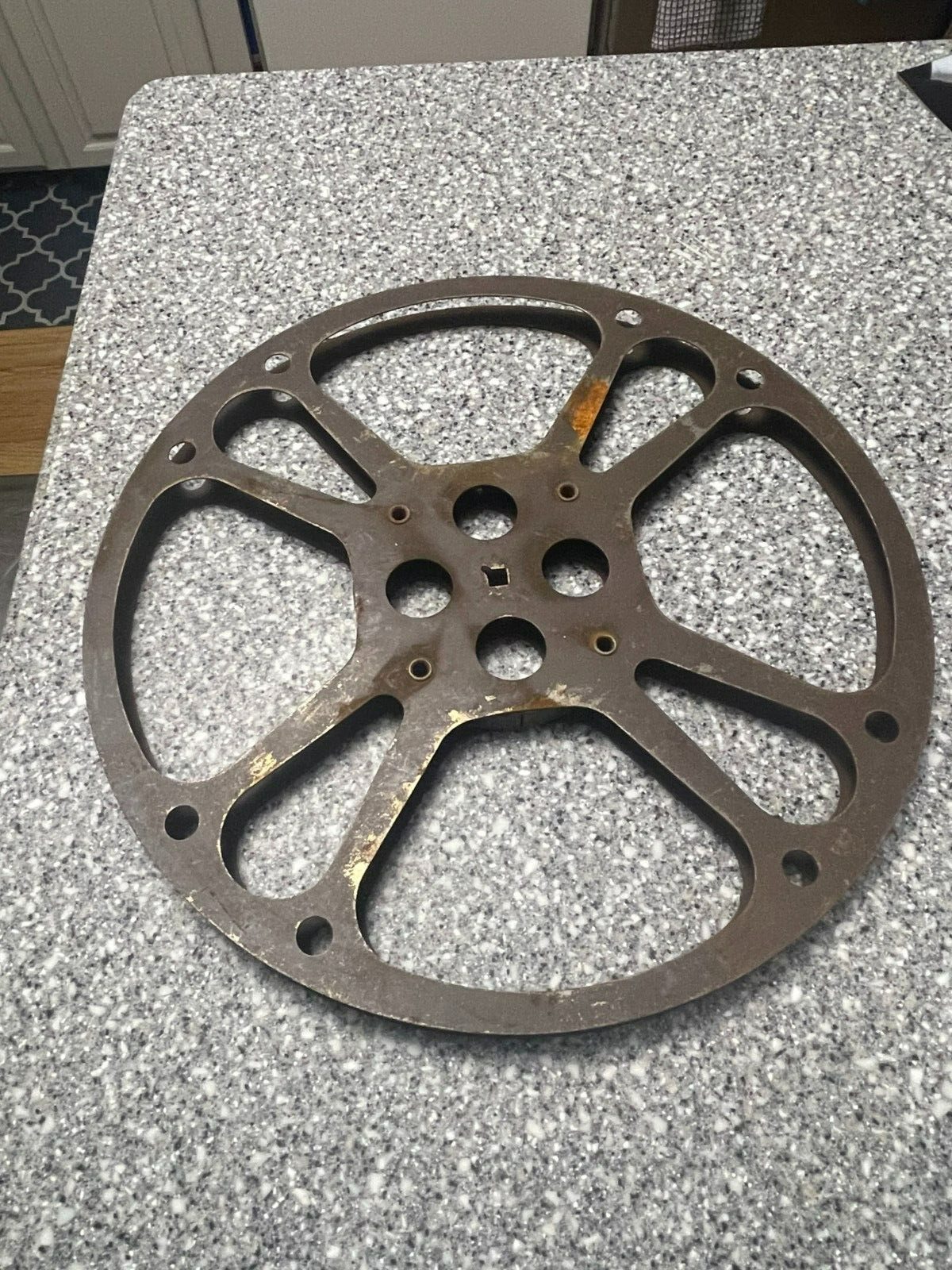 Vintage 16mm Movie Reel 13 3/4″ diameter (B)