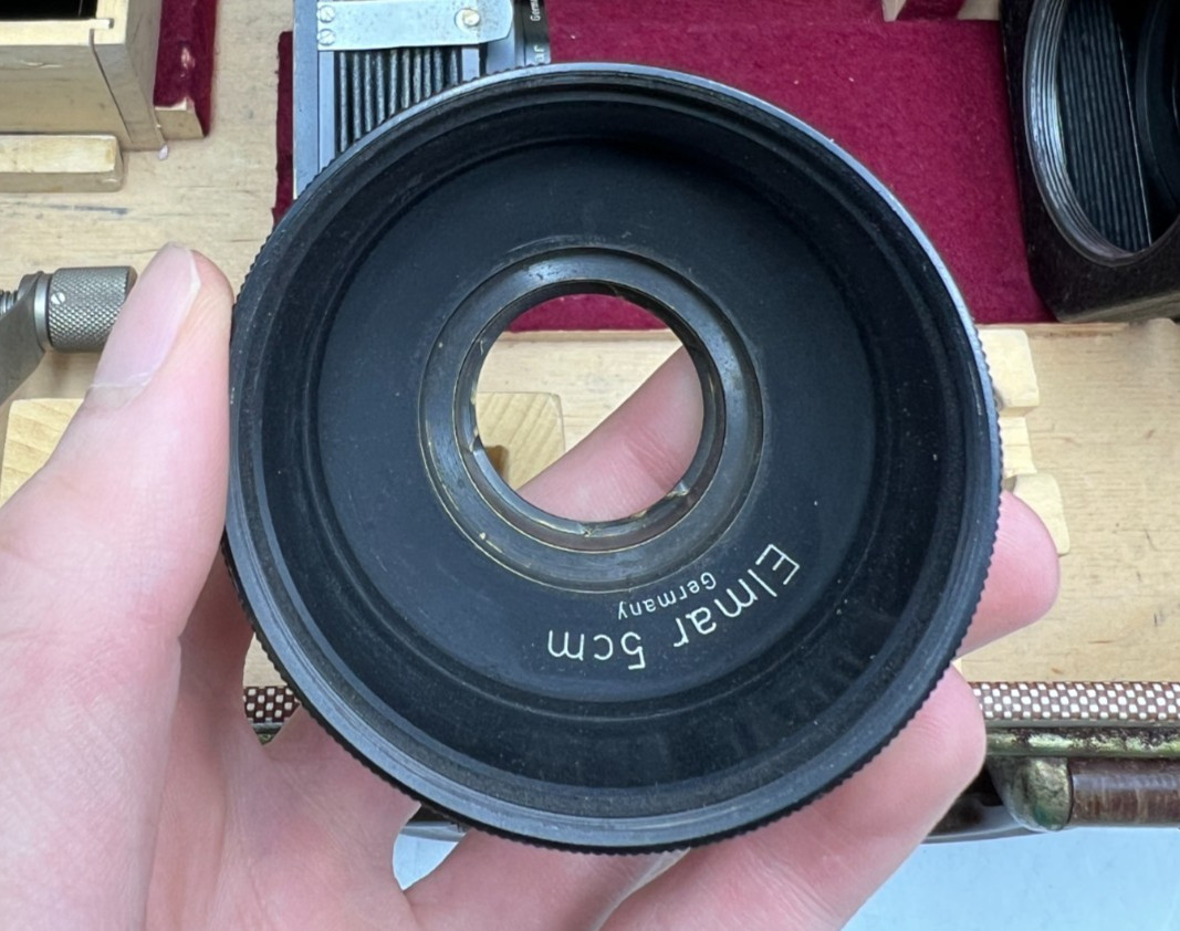 Leitz Leica Visoflex I Focusing Bellows / Mirror Box Finder / Magnifier w/ Case