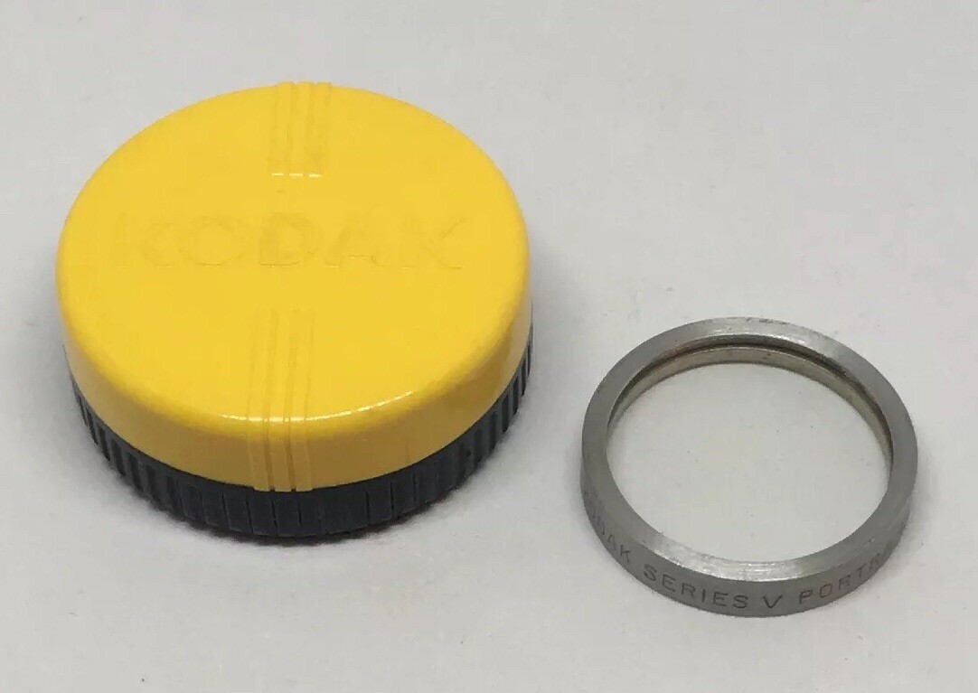 Vintage Kodak Series V Portra Lens 2+ Front In Original Kodak Round Box USA