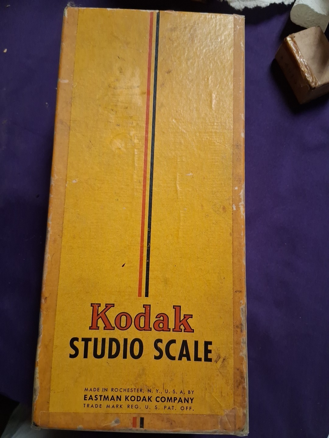 Vintage Kodak Studio Scale w/ Weights And Box