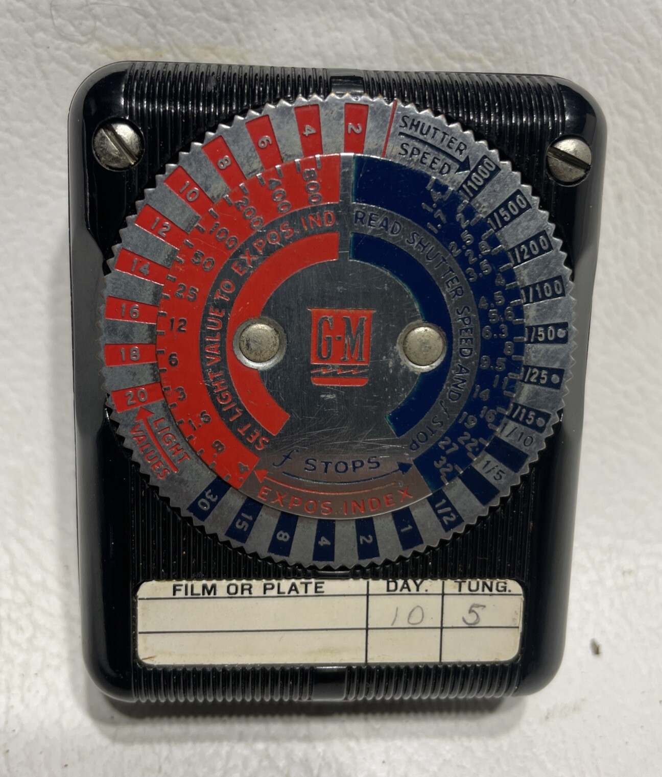 Skan Exposure Meter G-M Laboratories Inc. Chicago Illinois Vintage With Case