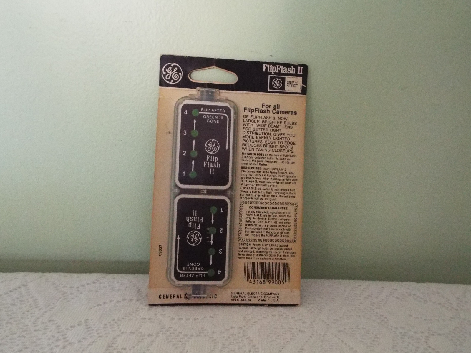 GE Flip Flash II 8 FLASHES (NOS) New Old Stock