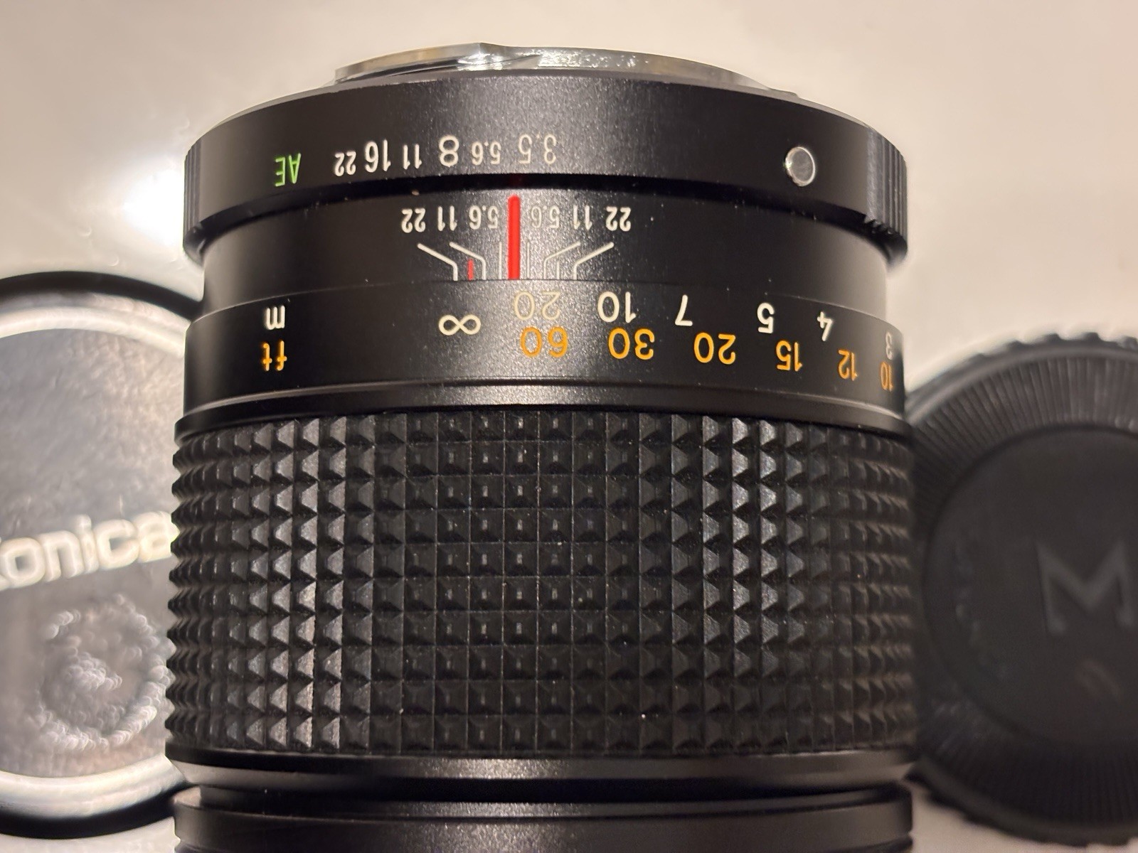 KONICA HEXAR AR 135MM F/3.5 PRIME TELEPHOTO LENS – GREAT COND.