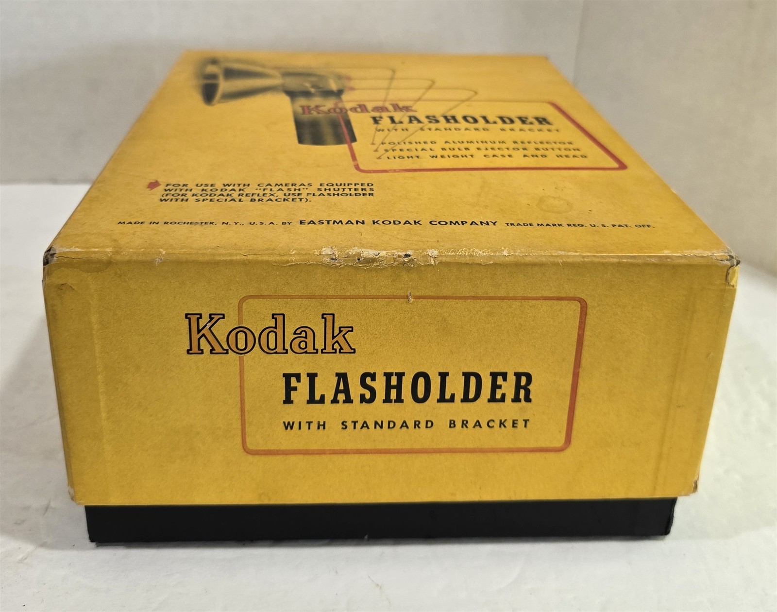 Vintage Kodak Flasholder with Standard Bracket in Original Box with Manual