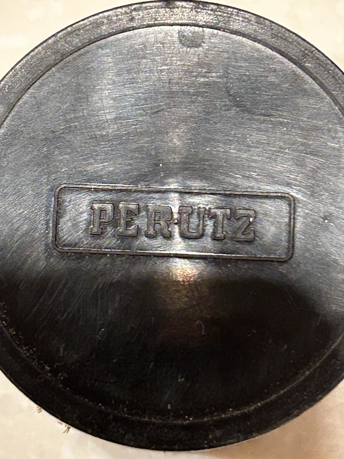 Vintage Perutz 1 Metal/ 2 Plastic Film Tin Canister 2” Container – Lot Of 3