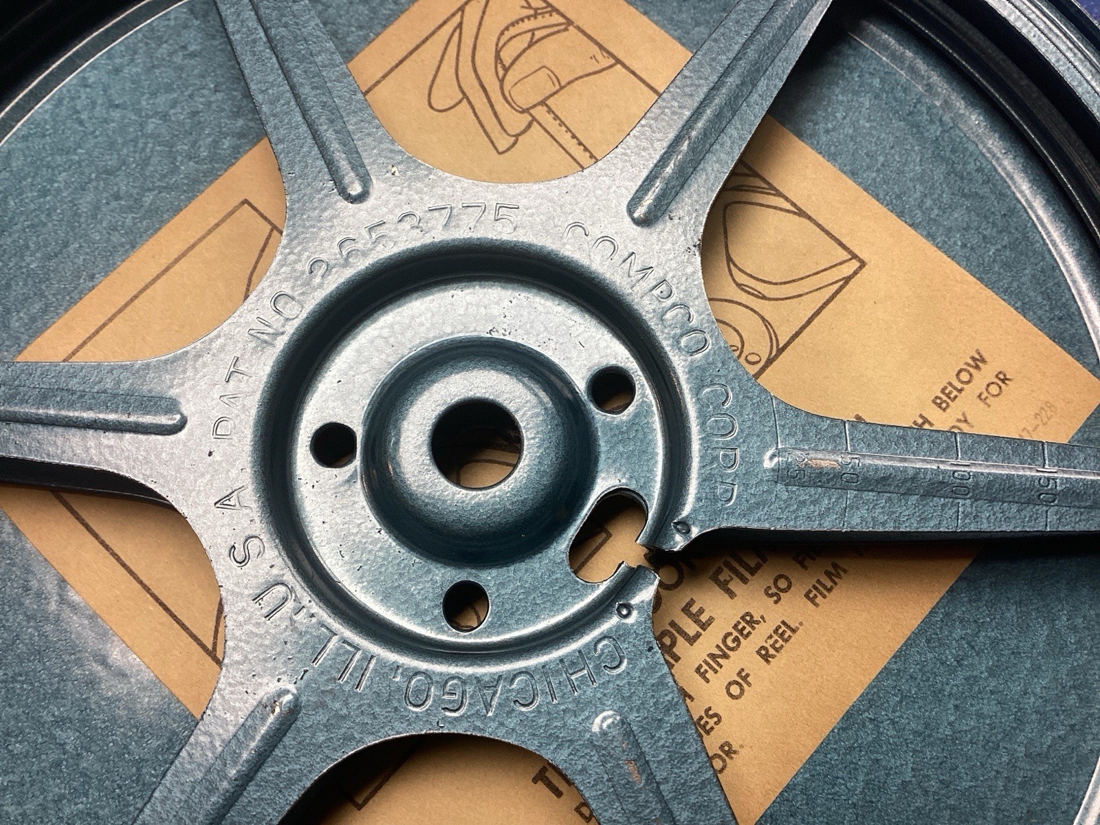 8mm Film Reels Cases Vintage Haag Drugs